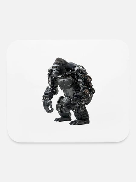 Gorilla - Mouse pad Horizontal - white - Front
