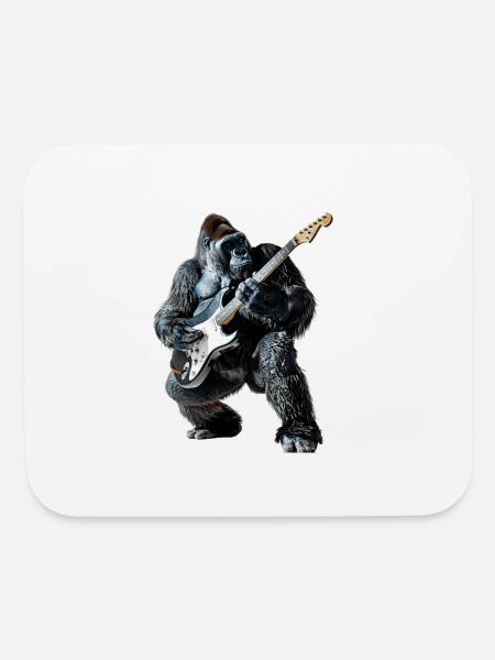 Gorilla - Mouse pad Horizontal - white - Front