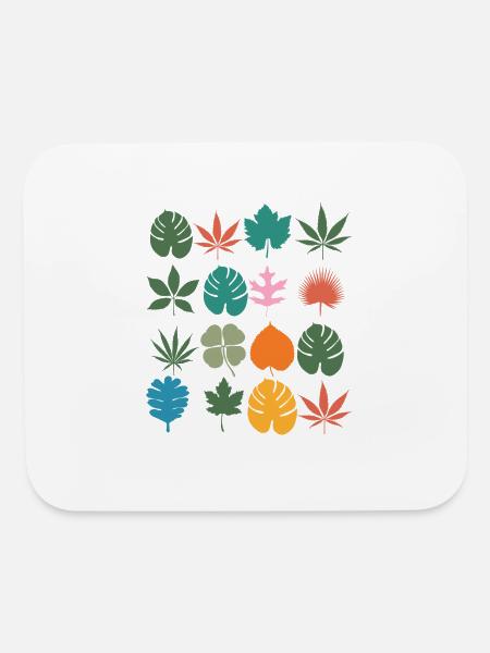 T-shirts Design autumn foliage - Mouse pad Horizontal - white - Front