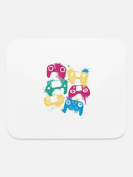 Joysticks - Mouse pad Horizontal - white - Front