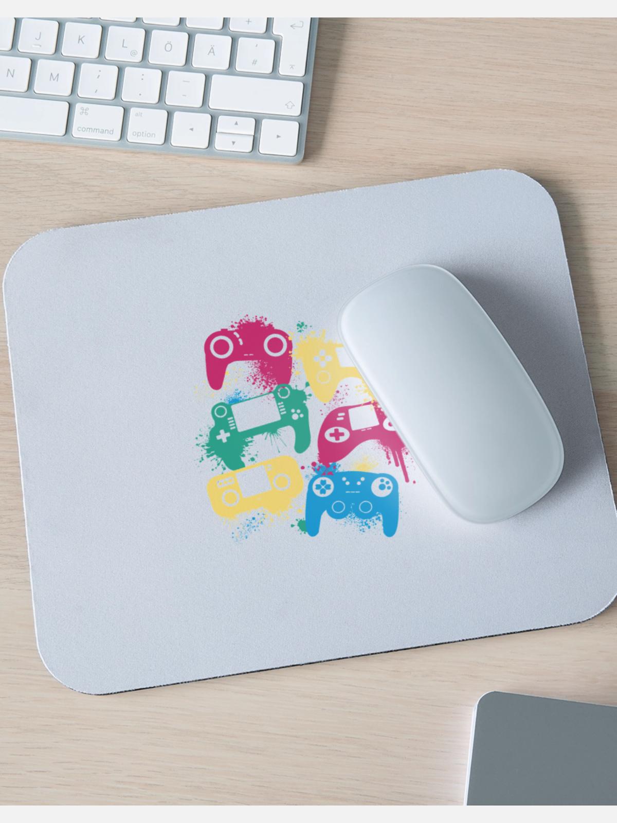 Joysticks - Mouse pad Horizontal - white - Front