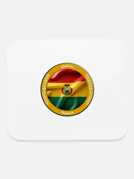 Bolivia - Mouse pad Horizontal - white