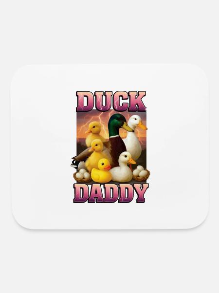 Duck - Mouse pad Horizontal - white - Front