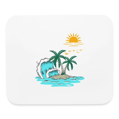 Retro Sunset Graphics - Mouse pad Horizontal