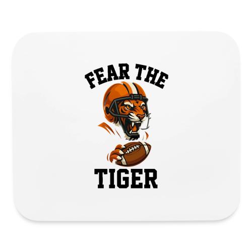 Fear The Tiger Football Helmet T-Shirt - Mouse pad Horizontal