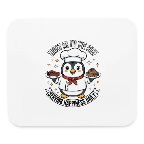 cute Penguin Chef-Funny Cartoon Daily Happiness - Mouse pad Horizontal
