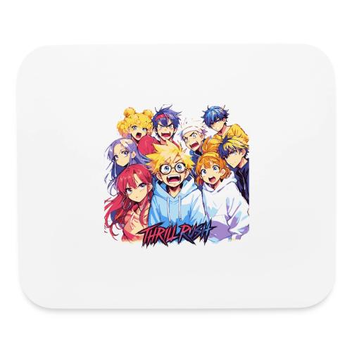 Thrill Rush Anime Squad Streetwear - Mouse pad Horizontal
