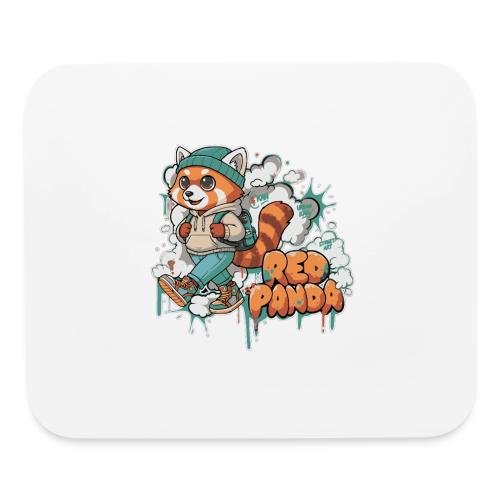 Red Panda Street Graffiti Vibes - Mouse pad Horizontal