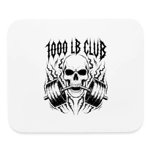 1000 LB Club Skull Barbell Powerlif - Mouse pad Horizontal