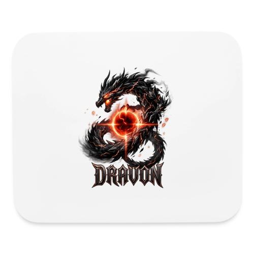 Dravon Fire Dragon Dark Fantasy Graphic T-Shirt - Mouse pad Horizontal