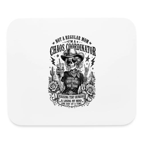 Chaos Coordinator Mom Skeleton Cowgirl - Mouse pad Horizontal