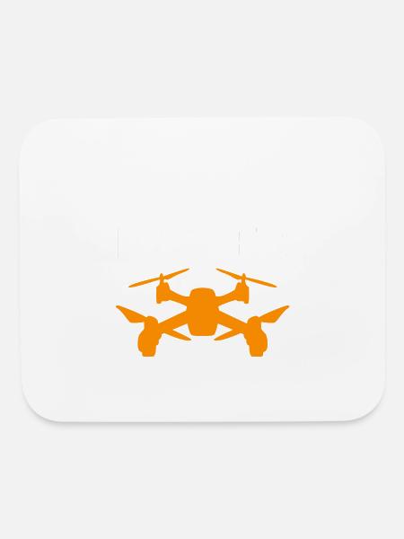 Drone Master - Mouse pad Horizontal - white - Front