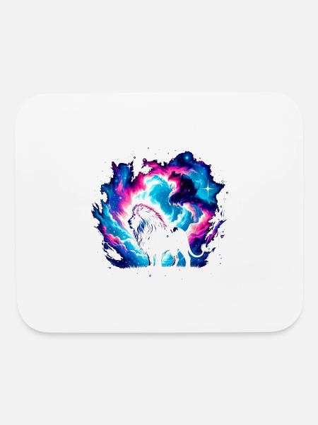 Cool Galaxy Graphic Space Art - Mouse pad Horizontal - white - Front