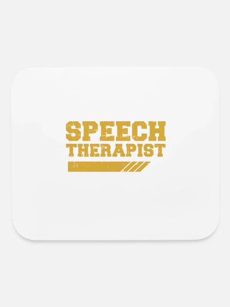Speech Therapist In Progress - Mouse pad Horizontal - white - Front