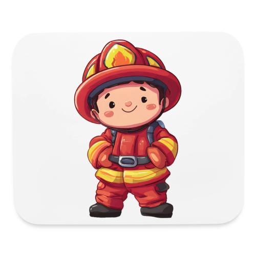 Friendly Firefighter Hero - Mouse pad Horizontal