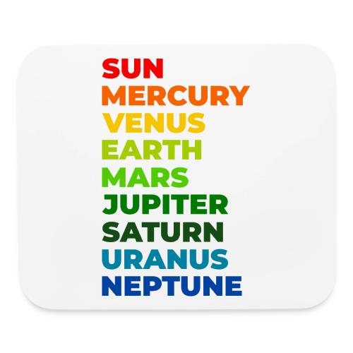 Color the solar system - Mouse pad Horizontal
