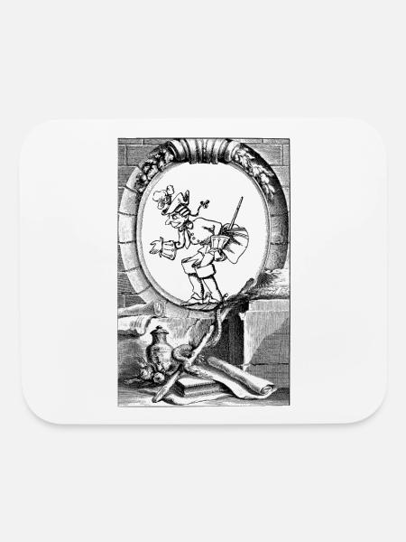 Harlequin Spirit From the Hearth - Mouse pad Horizontal - white - Front