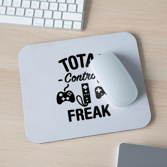 Video Game Total Control Freak Gaming Funny Gamer' Mouse Pad | Spreadshirt