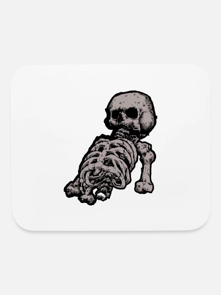 Bones - Mouse pad Horizontal - white - Front