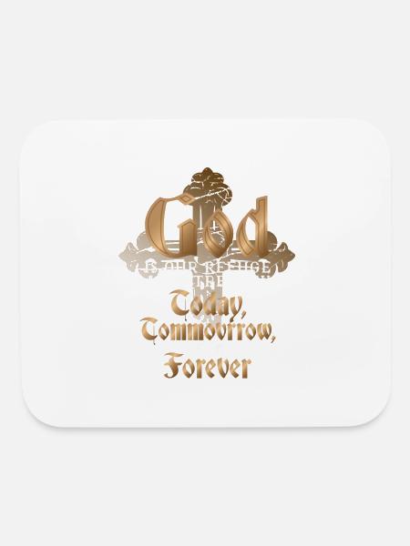 God Is The Way - Mouse pad Horizontal - white - Front