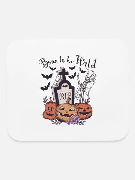 Bone To Be Wild - Mouse pad Horizontal - white - Front