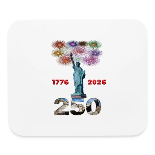 1776 - 2026 | 250 Years USA | Fireworks - Mouse pad Horizontal