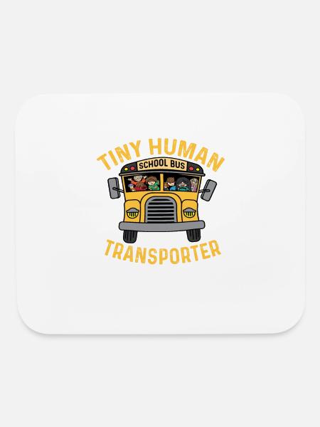 Tiny Human Transporter Licensed Driver Gift - Mouse pad Horizontal - white - Front