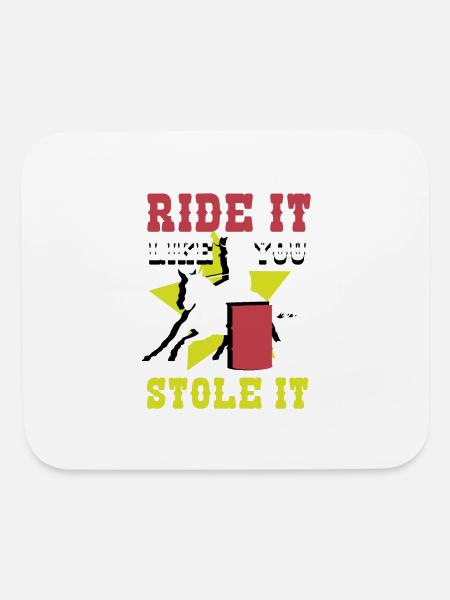 Stole it Equestrian Gift - Mouse pad Horizontal - white - Front