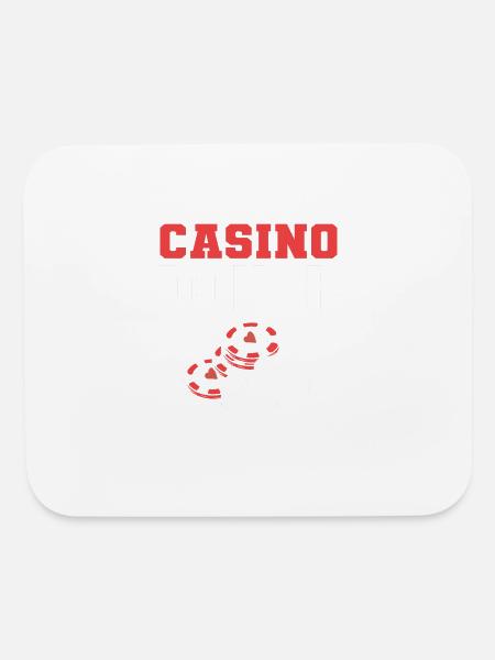 Casino Donor Poker Player Gift - Mouse pad Horizontal - white - Front