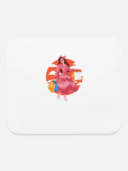Go into the Thrift Store Just to Look Thrifting Lo - Mouse pad Horizontal - white - Front