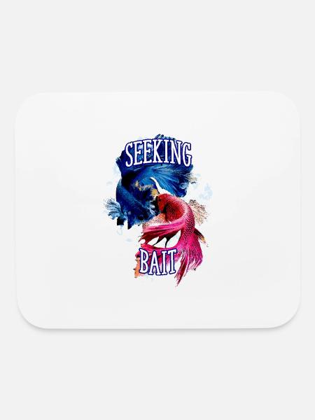 Seeking Bait Hunting Hobby Hunter Activities - Mouse pad Horizontal - white - Front
