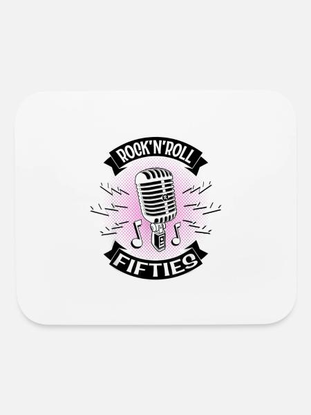 Sock Hop Clothing Vintage Rockabilly - Mouse pad Horizontal - white - Front