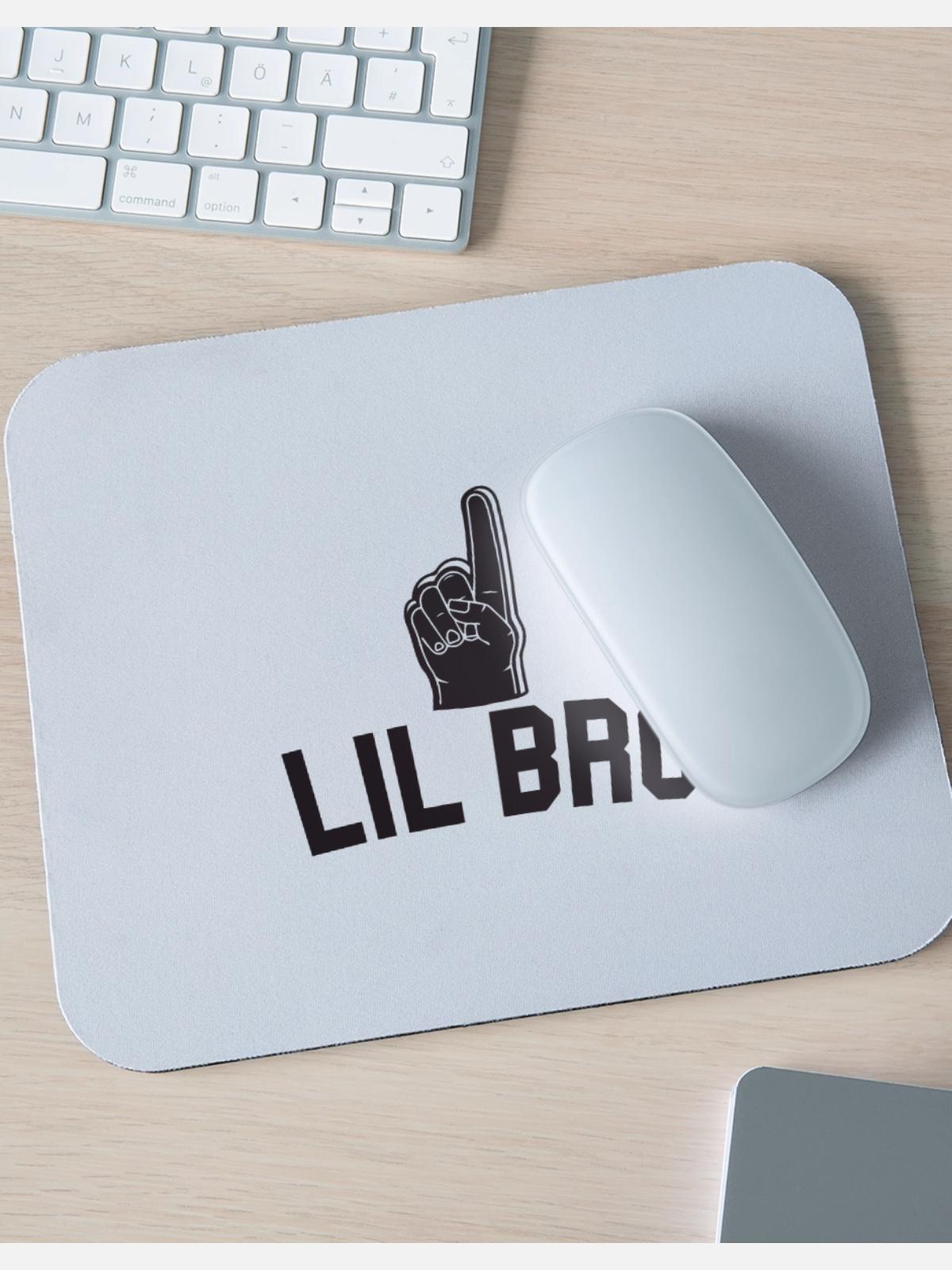 lil bro - Mouse pad Horizontal - white - Front