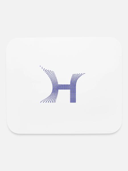 beautiful H letter - Mouse pad Horizontal - white
