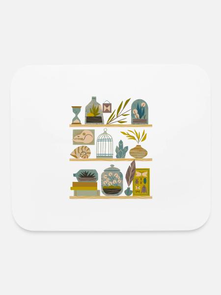 The Naturalist s Collection - Mouse pad Horizontal - white - Front