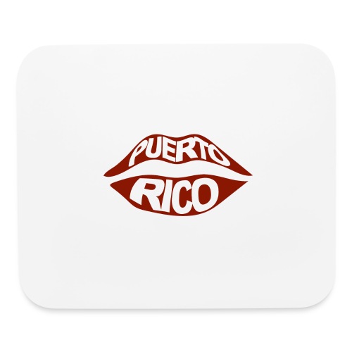 Puerto Rico Lips - Mouse pad Horizontal