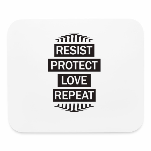 resist repeat - Mouse pad Horizontal