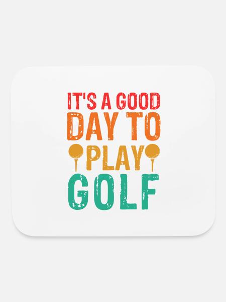 Golf - Mouse pad Horizontal - white - Front