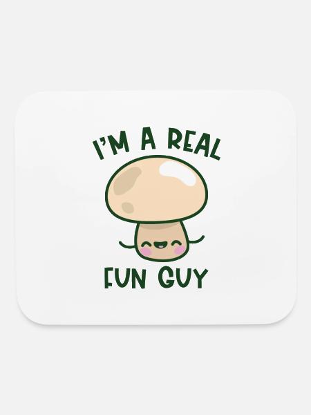 Fun Guy - Mouse pad Horizontal - white - Front