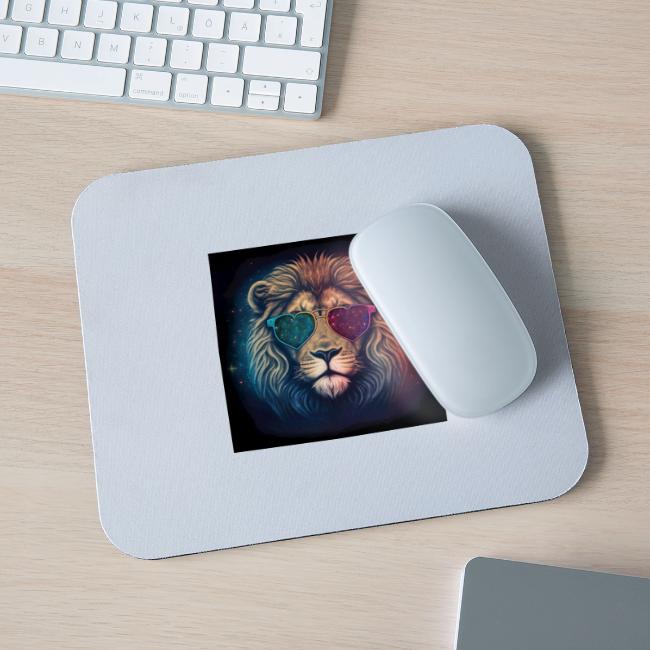 Jesus Lion of Judah wearing love glasses