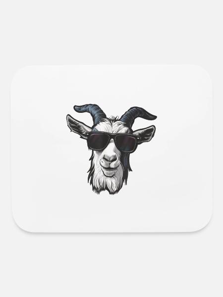 Cool Animals Lover Co Sunglasses - Mouse pad Horizontal - white - Front