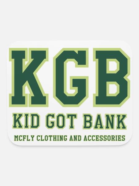 Jersey KGB Kid Got Bank Clothing Design - Mouse pad Horizontal - white - Front