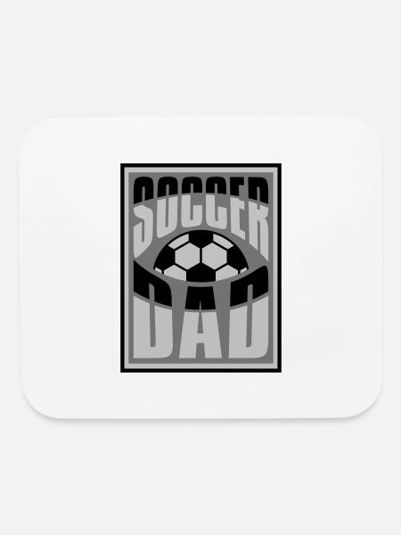 Hobby Sport Soccer Dad - Mouse pad Horizontal - white - Front