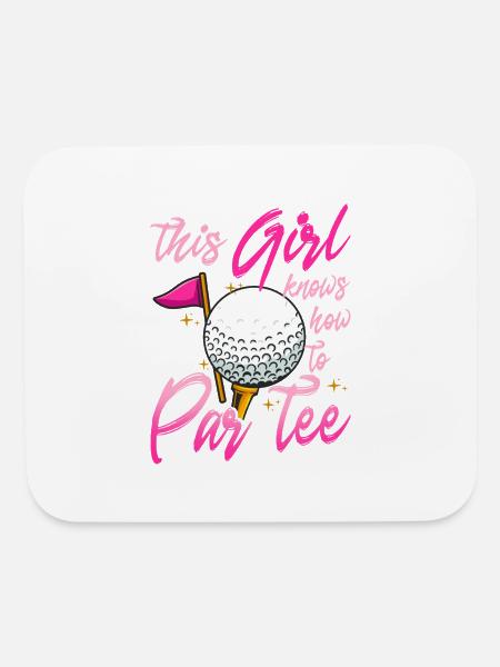 Golf Golfing - Mouse pad Horizontal - white - Front