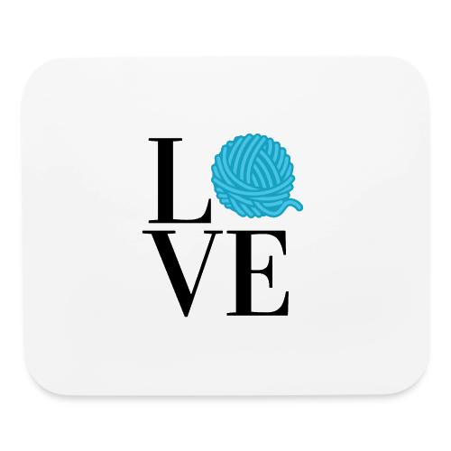Love Yarn Teal - Mouse pad Horizontal