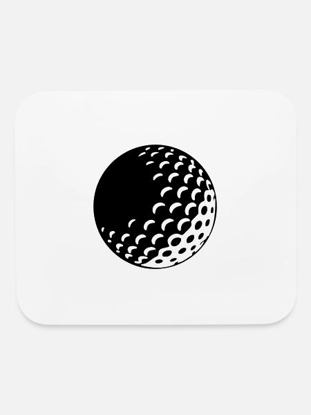 Golf - Golf ball - Mouse pad Horizontal - white - Front