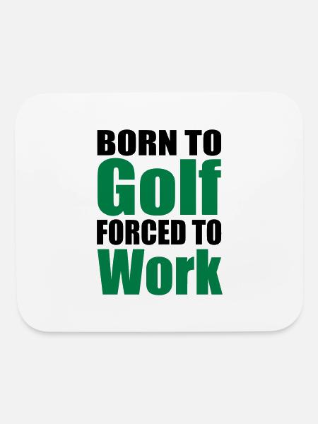 Golf - Mouse pad Horizontal - white - Front