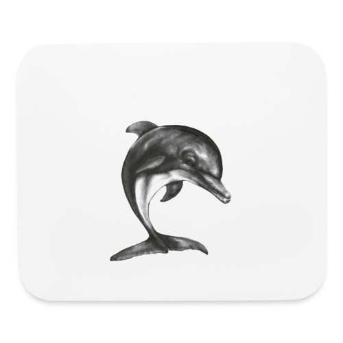 dolphin transparent background - Mouse pad Horizontal
