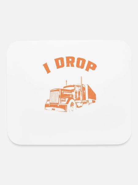 Funny Freight Forwarder Transport Art - Mouse pad Horizontal - white - Front