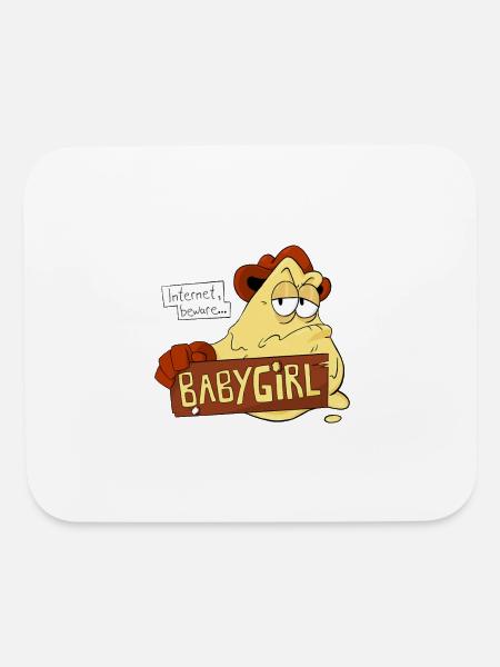 Babygirl Tower The Vigilante - Mouse pad Horizontal - white - Front